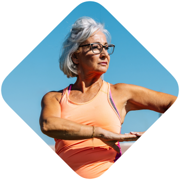 older woman does yoga older woman does yoga